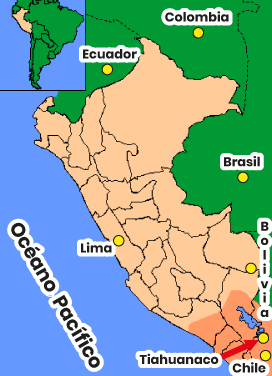 Mapa de la Cultura Tiahuanaco