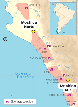 Mapa de la Cultura Moche